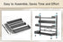 1pc Multi-Tier Spice Rack, Space-Saving Kitchen Countertop Organizer for Seasoning Jar Storage, Adjustable Shelves, Versatile Ki