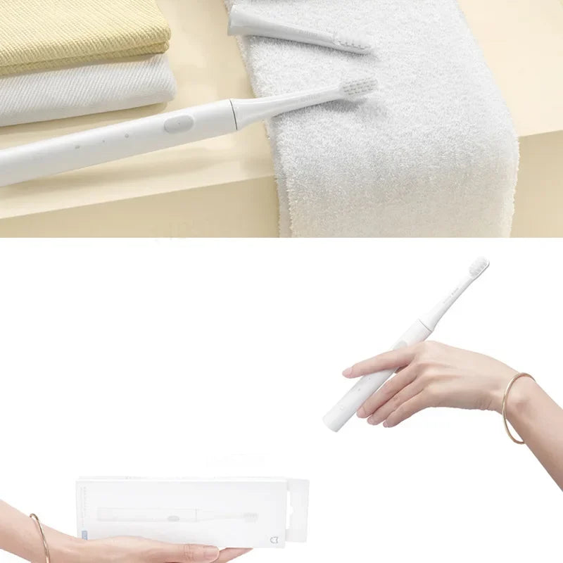 XIAOMI Mijia T100 Sonic Electric Toothbrush Mi Smart Waterproof Tooth Head Brush IPX7 Rechargeable USB for Teeth Brush Whitening - Evallys.com