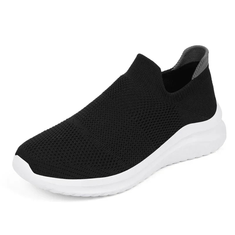 2023 Unisex High Canvas Sneakers – Durable White Slip-On Shoes - Evallys.com