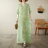 Vintage Cotton Summer Maxi Dress – Harajuku Floral Beachwear - Evallys.com