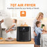 CROWNFUL Air Fryer 7L Touch-screen Display Air Fryer Oven with 8 Cooking Programs Oilless Electric Cooker and Nonstick Basket - Evallys.com
