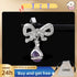 Star Boutique Jewelry Store Hot Selling S925 Silver Bow 3D Saturn Earrings Sweet Women's Jewelry - Evallys.com