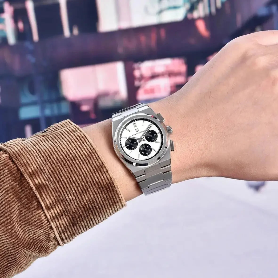 PAGANI DESIGN 2024 New Men Watches Quartz Business Watches VK63 Mens Clock Top Brand Luxury Watch Men Chronograph Watch for Men - Evallys.com