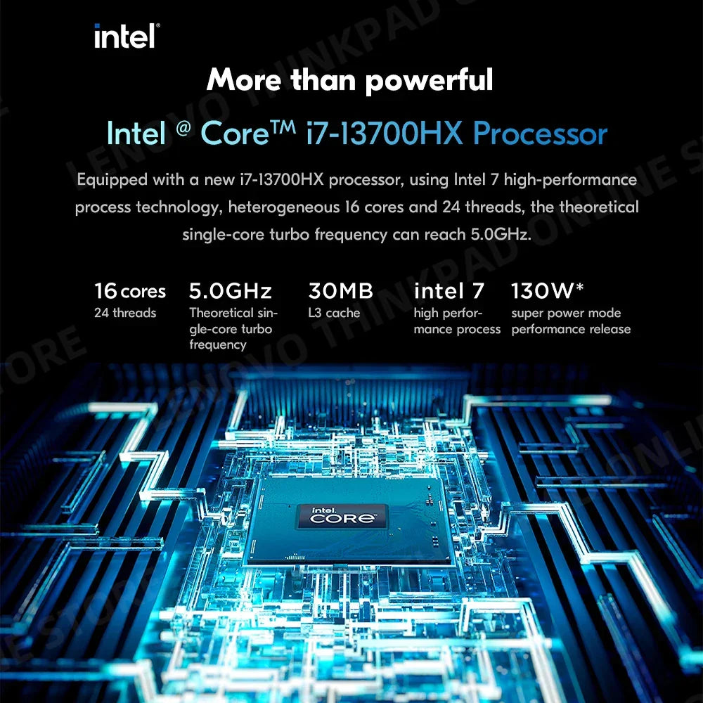 New Lenovo Legion Y9000P Gaming Laptop 13th Intel i9-13900HX/i5-13500HX /32G/1T SSD/NVIDIA RTX 4090/4080 240Hz 16inch Notebook - Evallys.com