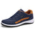 PUAMSS Men’s PU Leather Sneakers – Breathable Casual Non-Slip Shoes - Evallys.com
