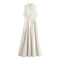TRAF Sleeveless Bodycon Midi Dress – Elegant Summer Party Dress - Evallys.com