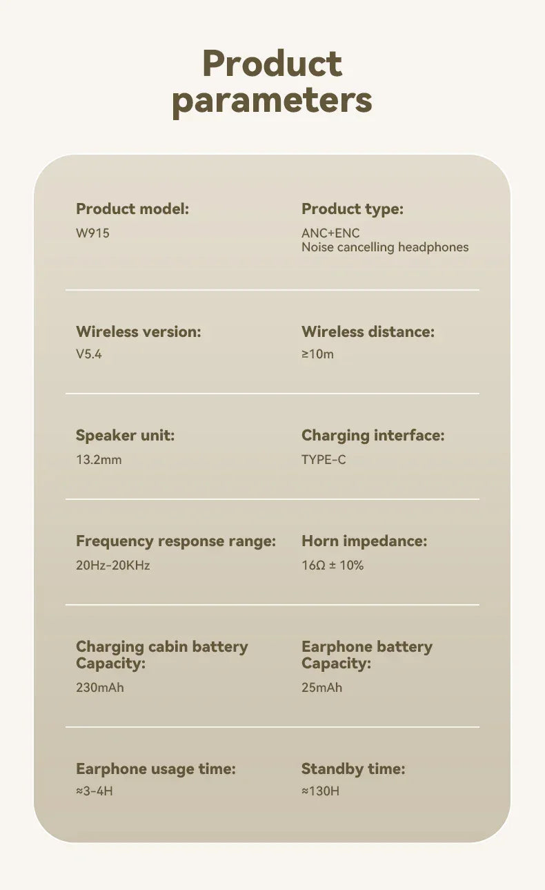 Xiaomi ANC Wireless Earbuds Bluetooth Earphone Touch Screen airpods Control Active Noise Reduction In Ear Headphone Bulit in Mic - Evallys.com