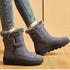 Women's Boots 2024 Trend Winter Shoes For Woman Winter Boots Ankle Low Heels Botas Mujer Waterproof Snow Boots With Fur Shoes - Evallys.com