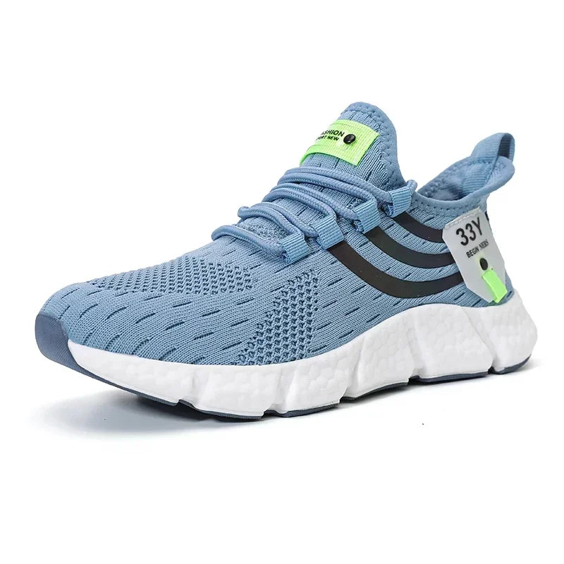 Men’s Lightweight Mesh Sneakers – Breathable Summer Running Shoes - Evallys.com