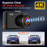Dash Cam for Cars 4K Front and Rear Camera Car Dvr WIFI Car Camera for Vehicle Video Recorder Rear View Camera Parking Monitor - Evallys.com