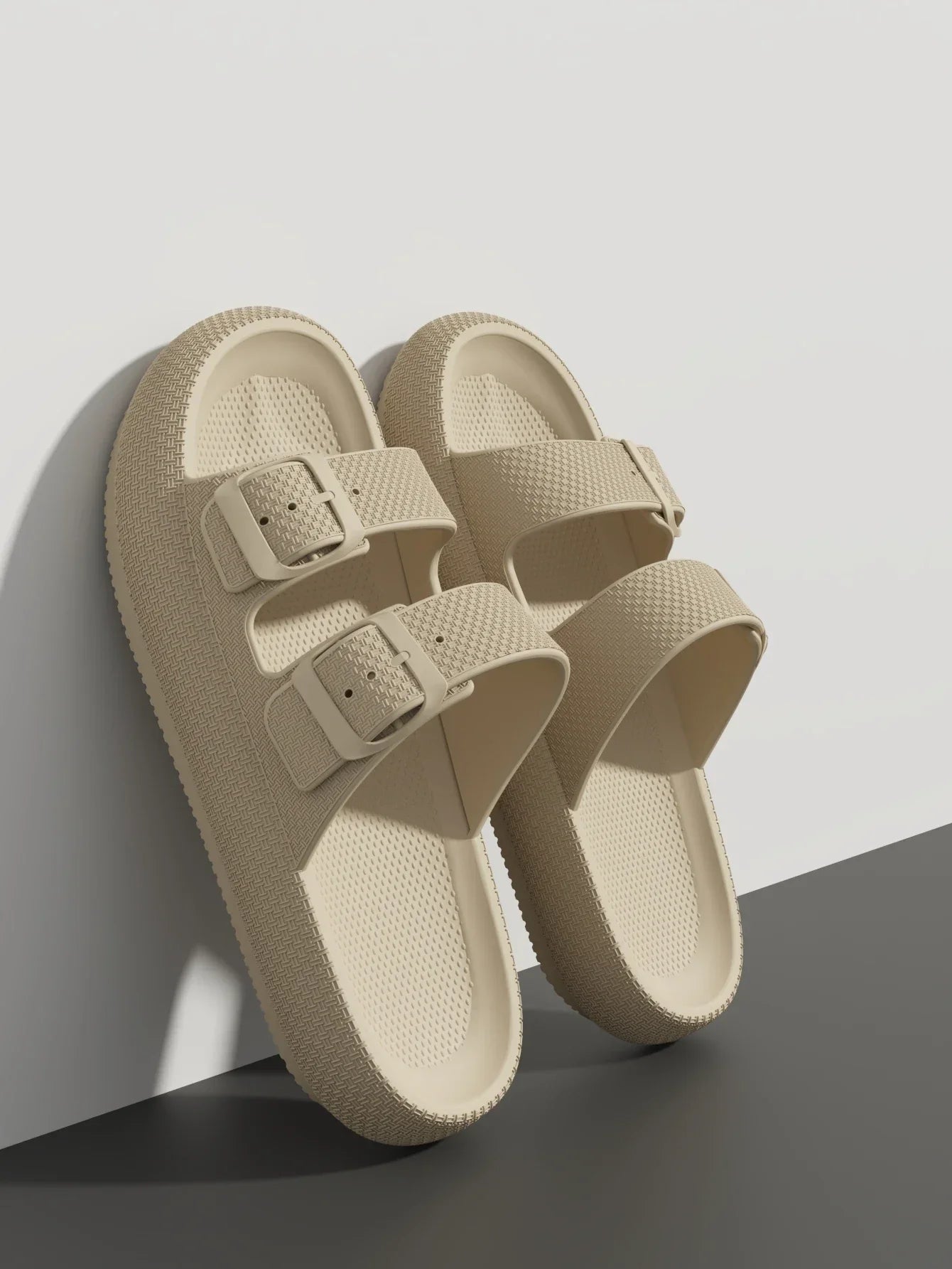 2025 Men’s Thick Sole Slippers – Non-Slip Shower & Indoor Sandals - Evallys.com