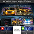 10" Dash Cam 4K 3840*2160P Car Dvr Carplay Android Auto GPS 5G WIFI AUX Stream RearView Mirror Dashcam Camera Drive Recorder FM - Evallys.com