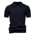 AIOPESON Men's Summer Breathable Polo Shirt Short Sleeve Solid Color Casual Polo Shirts for Men Lightweight Stretch Polo ﻿ - Evallys.com