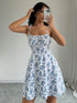 Women’s Summer Floral Spaghetti Strap Mini Dress – Beach Sundress 2025 - Evallys.com