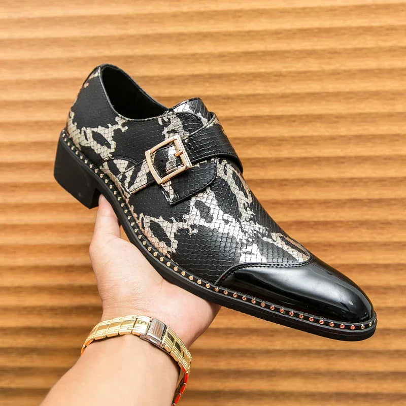 Luxury Men’s Oxford Dress Shoes – Handmade Formal Wedding Leather - Evallys.com