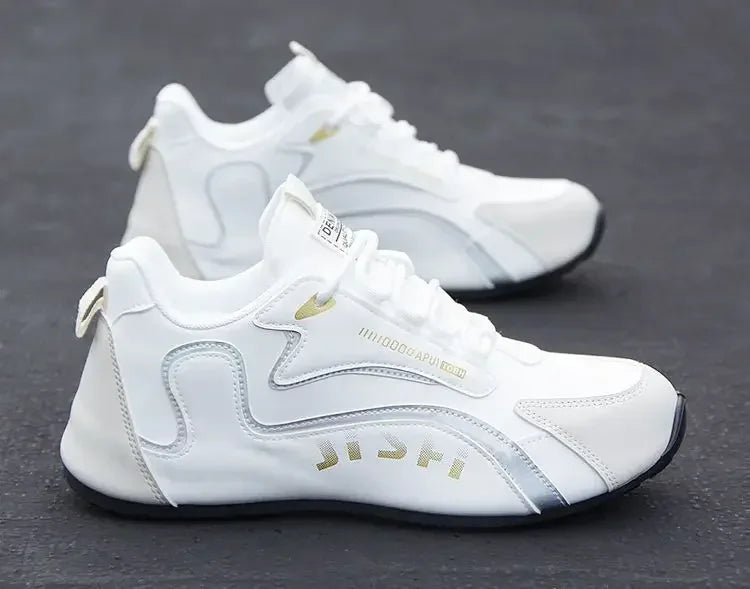 Men's PU Leather Waterproof Sneakers Casual Sports Shoes Men Lightweight Breathable Flat Non-slip Tenis Shoes Zapatillas Hombre - Evallys.com