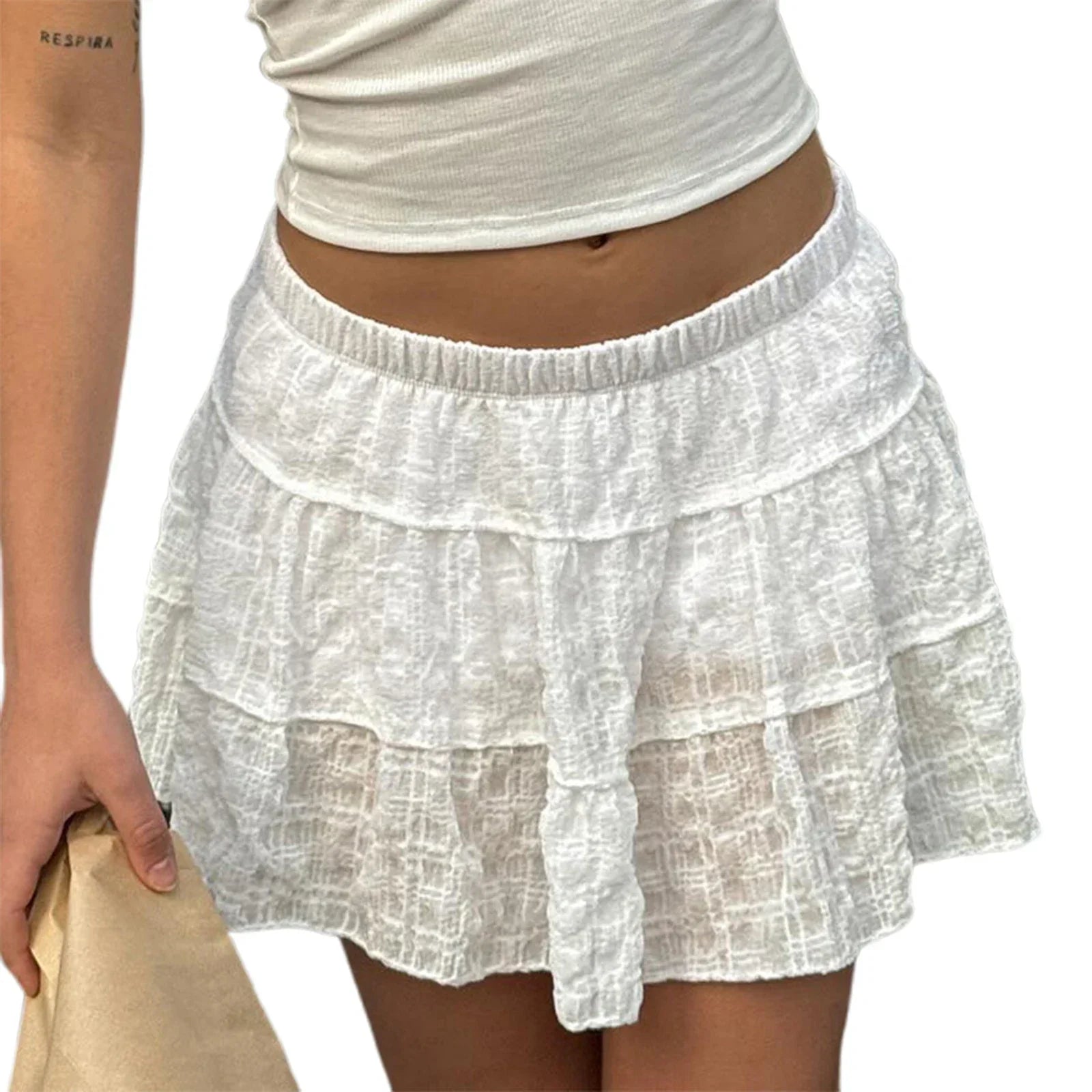 Women’s Floral A-Line Skirt with Built-in Shorts – Summer Beachwear - Evallys.com