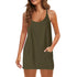 Women’s Sport Mini Dress – Sleeveless Summer Casual Tennis Dress - Evallys.com