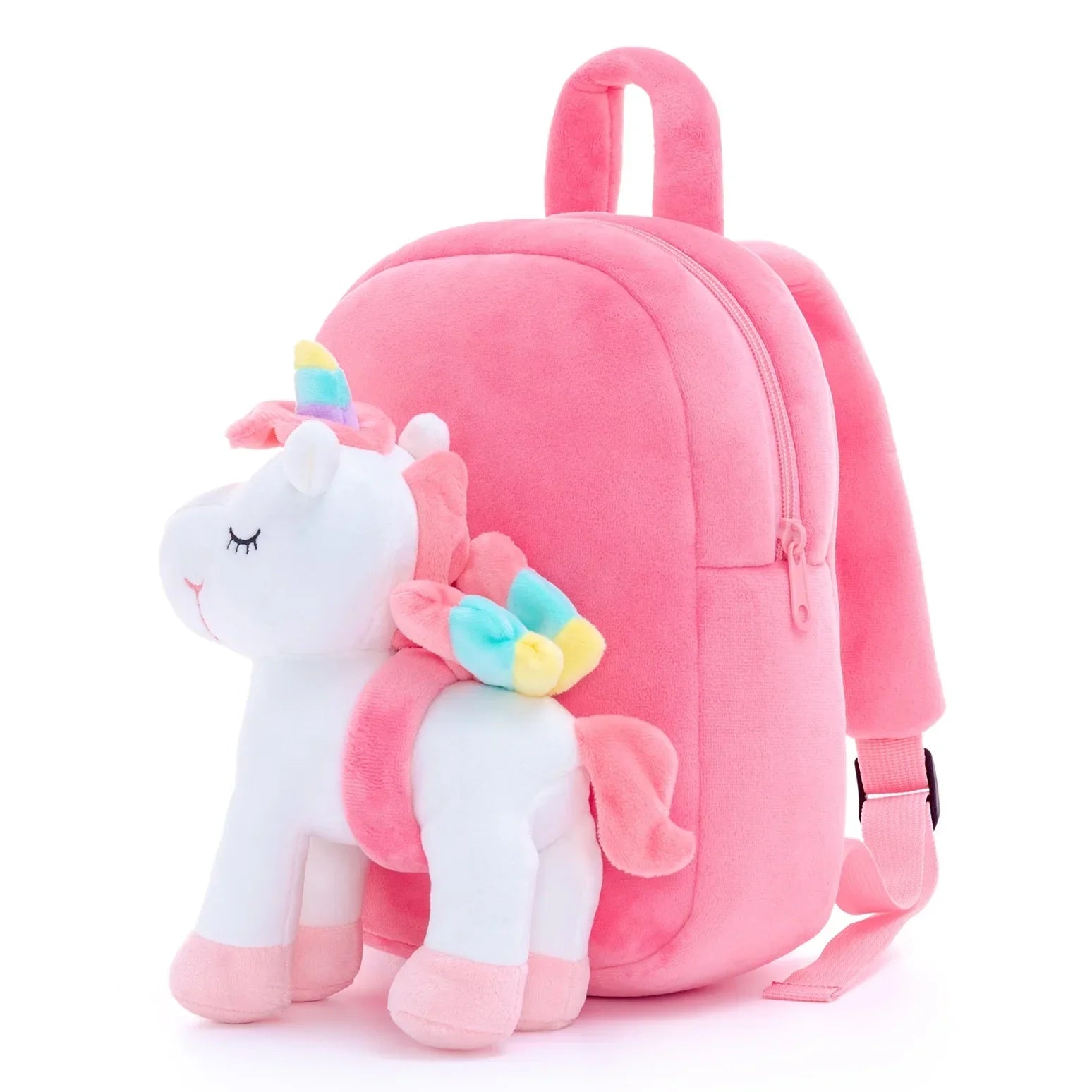 Plush Unicorn Backpack for Kids – Cute Stuffed Animal Bag - Evallys.com