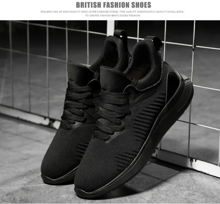 Men’s Elevator Sneakers – Breathable Mesh Height Increasing Shoes (6–10CM) - Evallys.com