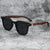 Sunglasses for Men Women's Trendy Retro Wood Grain Polarized UV Protection Eyewear Cycling Outdoor Street Photography - Evallys.com