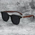 Sunglasses for Men Women's Trendy Retro Wood Grain Polarized UV Protection Eyewear Cycling Outdoor Street Photography - Evallys.com