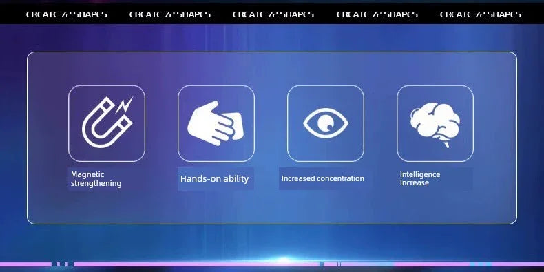 Variety Magnetic Cube Infinite Flip Deformation 3D Geometric Three-Dimensional Thinking Training Kids Educational Toy Boy - Evallys.com