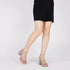 GIGIFOX Shiny Crystals Women Sandals Platform Chunky High Heel Ankle Strap Buckle Strap Shoes Sexy Elegant Dress Party Sandals - Evallys.com