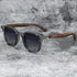 Sunglasses for Men Women's Trendy Retro Wood Grain Polarized UV Protection Eyewear Cycling Outdoor Street Photography - Evallys.com
