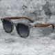 Sunglasses for Men Women's Trendy Retro Wood Grain Polarized UV Protection Eyewear Cycling Outdoor Street Photography - Evallys.com