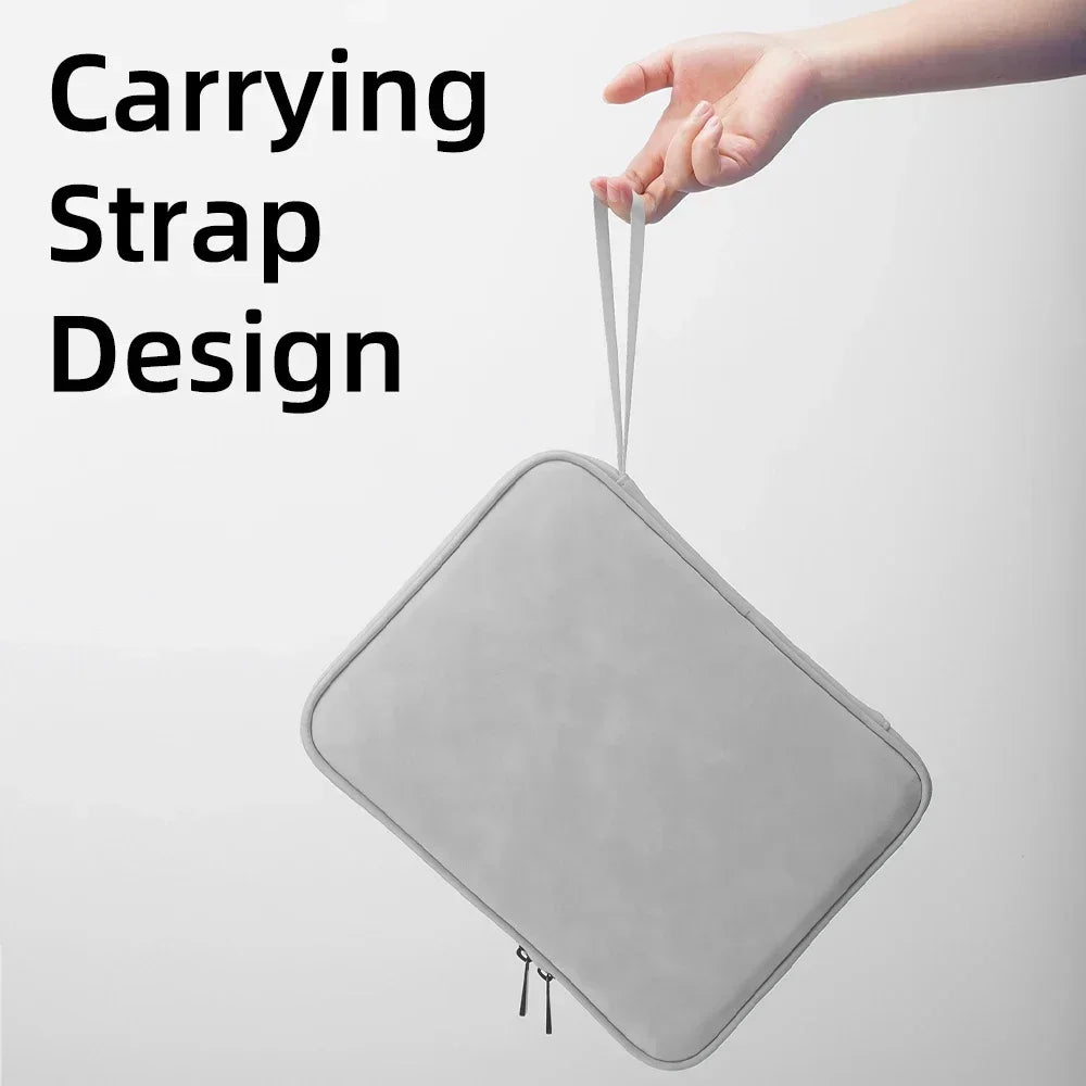 Tablet Sleeve Bag for iPad Pro 12.9 11 inch iPad 10th Air 5 4 3 10.9 10.2 inch 9th 8th 7th Generation Waterproof Zipper Pouch - Evallys.com
