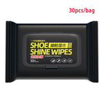 12/30/80PCS Disposable Shoe Cleaning Wipes Disposable Travel Portable Dirt Removal Wipes Shoe Shine Artifact Cleaning Tool - Evallys.com