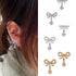 Star Boutique Jewelry Store Hot Selling S925 Silver Bow 3D Saturn Earrings Sweet Women's Jewelry - Evallys.com