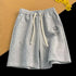 M-8XL Oversized Shorts Men Thin Casual Wide Leg Shorts Versatile Trend Loose Oversized Sports Shorts for Men - Evallys.com