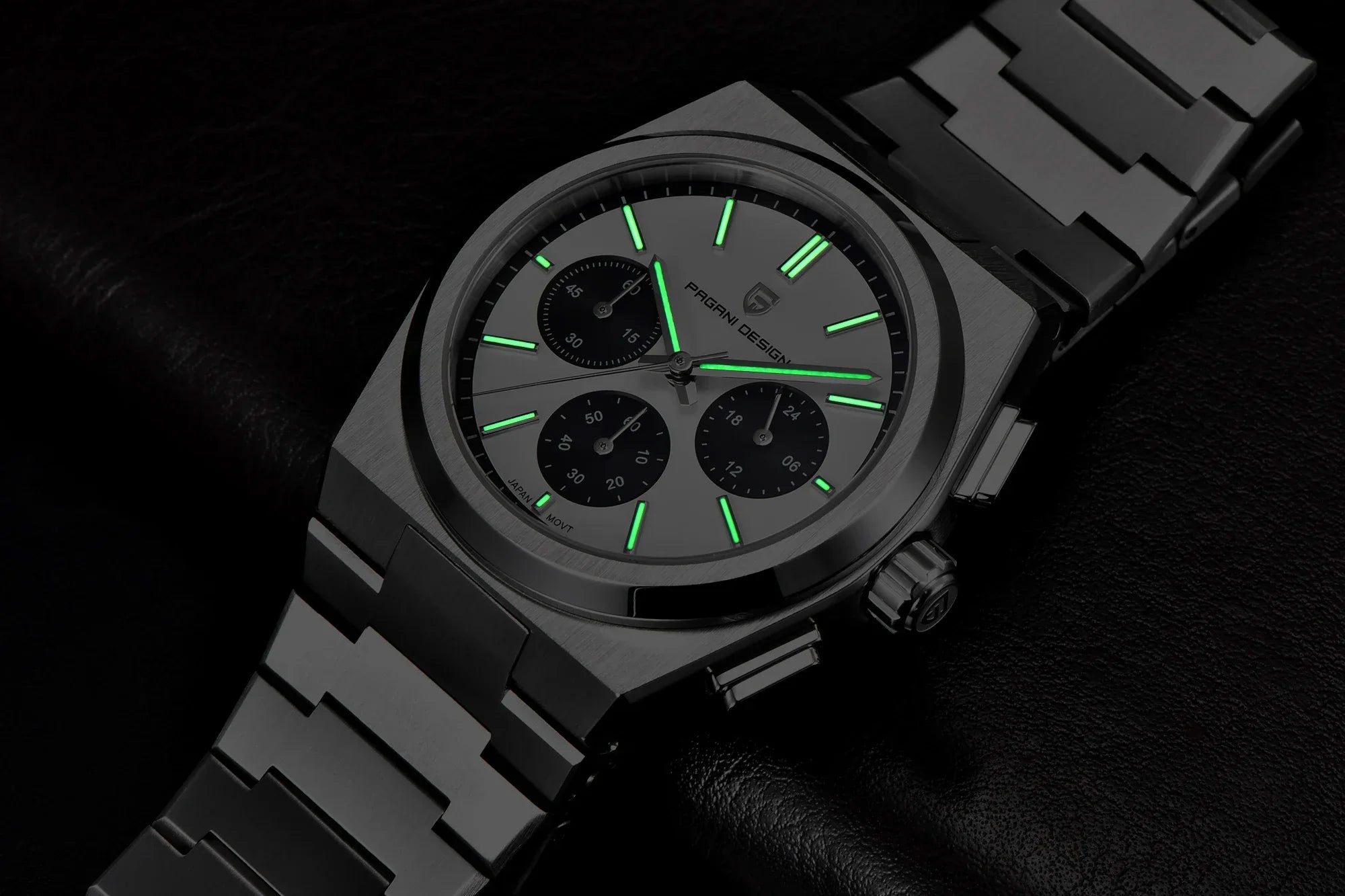 PAGANI DESIGN 2024 New Men Watches Quartz Business Watches VK63 Mens Clock Top Brand Luxury Watch Men Chronograph Watch for Men - Evallys.com