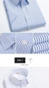 2022 Plus Size 8xL 7XL 6XL Men's Business Short Sleeve Fomal Shirts Man Striped Summer Work Dress Shirt Soft White - Evallys.com