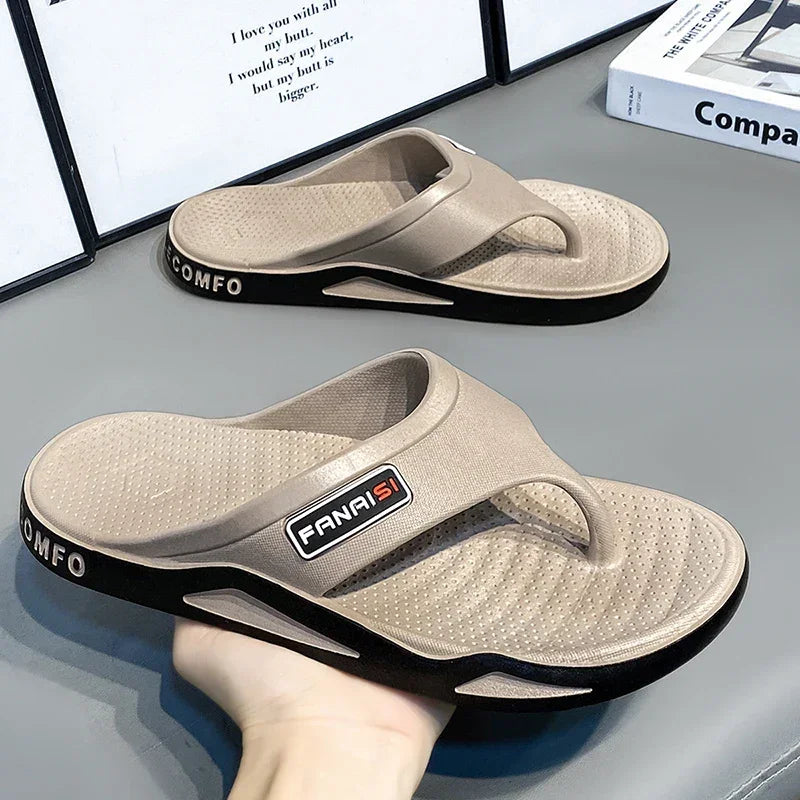 Men’s Summer Flip-Flops – Outdoor Sports Beach Sandals, Casual Home Slippers - Evallys.com