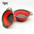 Silicone Folding Drain Basket Fruit Vegetable Washing Basket Foldable Strainer Colander Collapsible Drainer Kitchen Storage Tool
