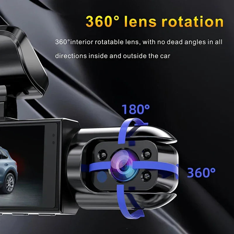1080P WIFI Dual camera Dash Cam for cars,Front And Inside,car camera with IR Night Vision,Loop Recording,wide angle Car DVR Came - Evallys.com