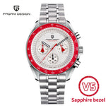 PAGANI DESIGN 2024 New Men's Watches Top Luxury Quartz Watch For Men Auto Date Speed Chronograph AR Sapphire Mirror Wrist watch - Evallys.com