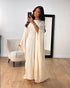Eid Ramadan Batwing Butterfly Satin Abaya Dubai Luxury Muslim Kaftan Maxi Dress Women Kebaya Robe Caftan Marocain Femme Vestidos - Evallys.com