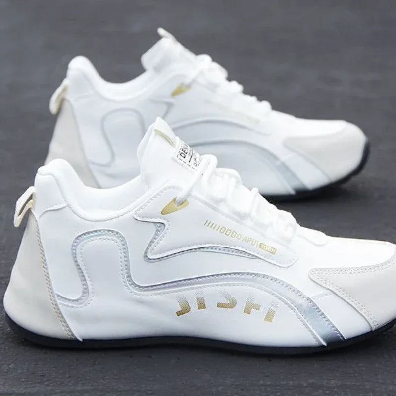 Men's PU Leather Waterproof Sneakers Casual Sports Shoes Men Lightweight Breathable Flat Non-slip Tenis Shoes Zapatillas Hombre - Evallys.com