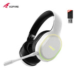 Kofire UG-05 Gaming Headphones 2.4G BT5.0 Wireless Headset With Mic RBG Light Vibration Bluetooth Earphone For PS4 PS5 PC Switch - Evallys.com
