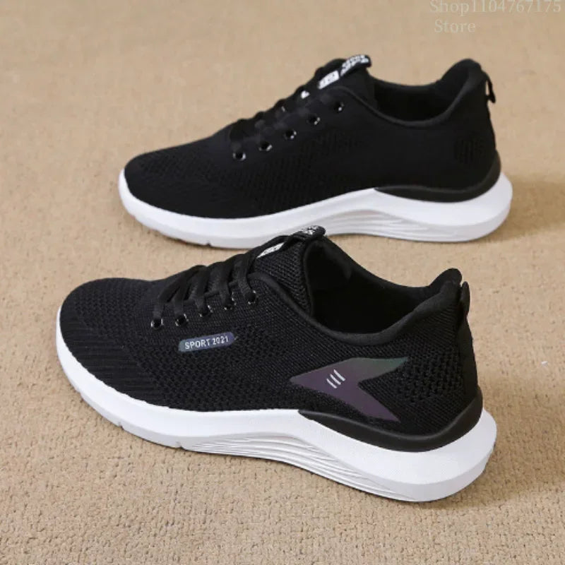 Women’s Soft Sole Sneakers – Breathable Anti-Slip Casual Running Shoes - Evallys.com