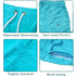 Mens Swim Trunks with Mesh Lining Side Pockets Solid Beach Shorts Quick Dry Lightweight Drawstring Board Shorts Summer Swimwear - Evallys.com