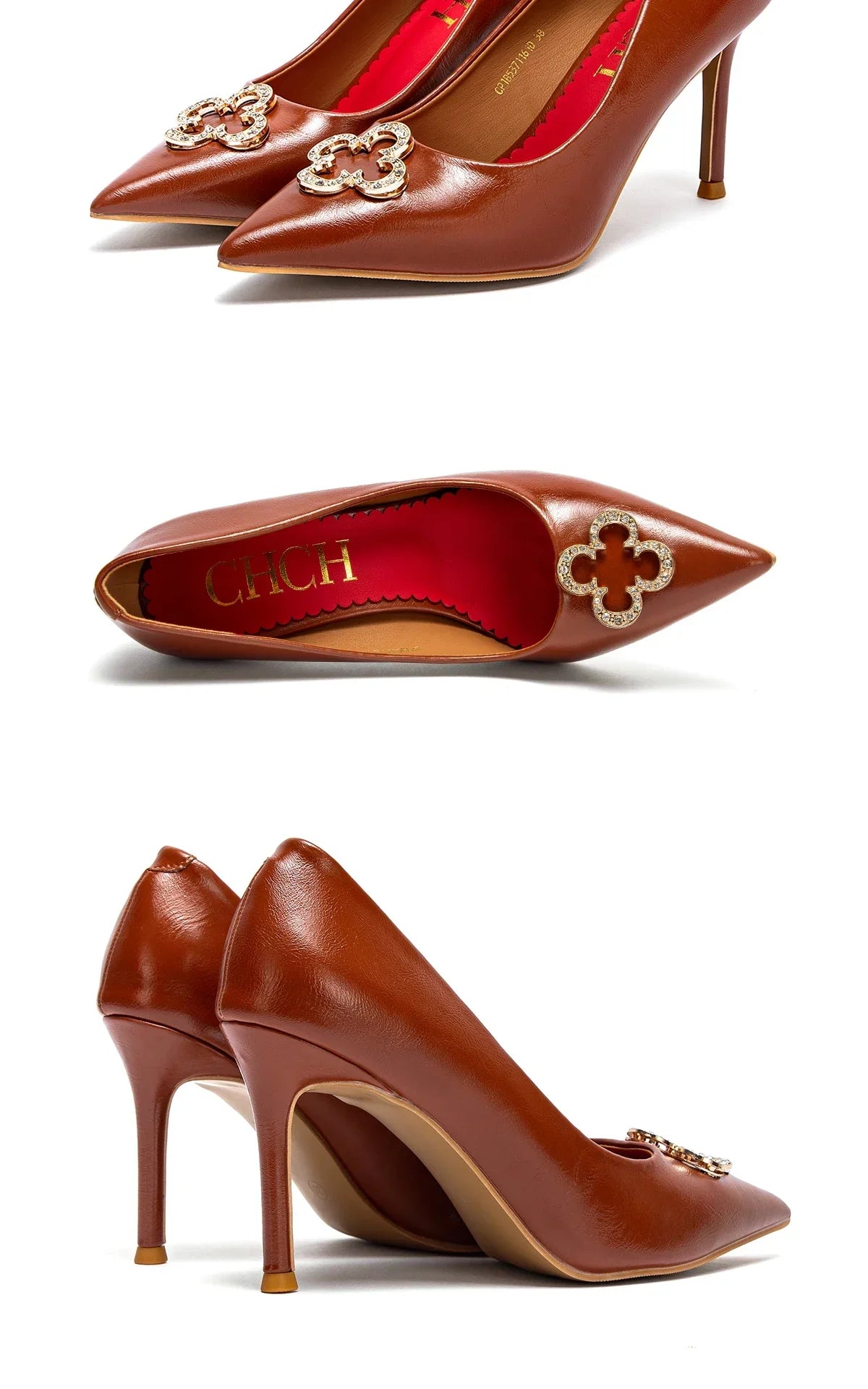 New High Quality Pointed Shoes Business Commuter Women's Shoes Women's High Heels Banquet Party Shoes - Evallys.com