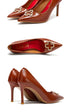 New High Quality Pointed Shoes Business Commuter Women's Shoes Women's High Heels Banquet Party Shoes - Evallys.com