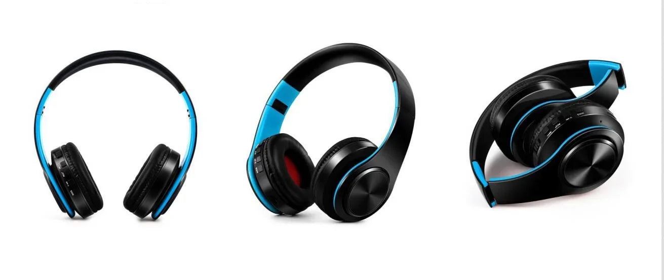 HIFI Stereo Earphones Bluetooth Headphone Music Headset FM and Support SD Card with Mic for Mobile Xiaomi Iphone Sumsamg Tablet - Evallys.com