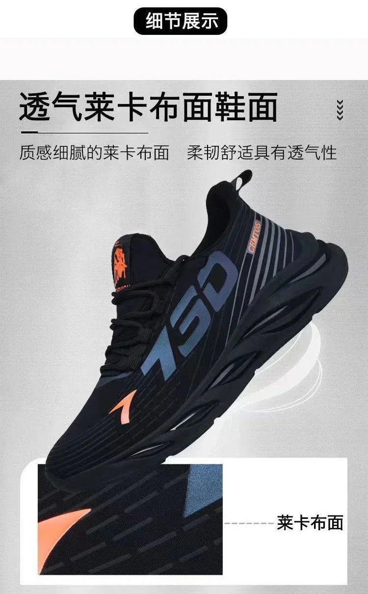 2025 Men’s Casual Slip-On Sneakers – Breathable Outdoor Sports Shoes - Evallys.com