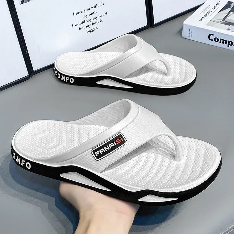 Men’s Summer Flip-Flops – Outdoor Sports Beach Sandals, Casual Home Slippers - Evallys.com